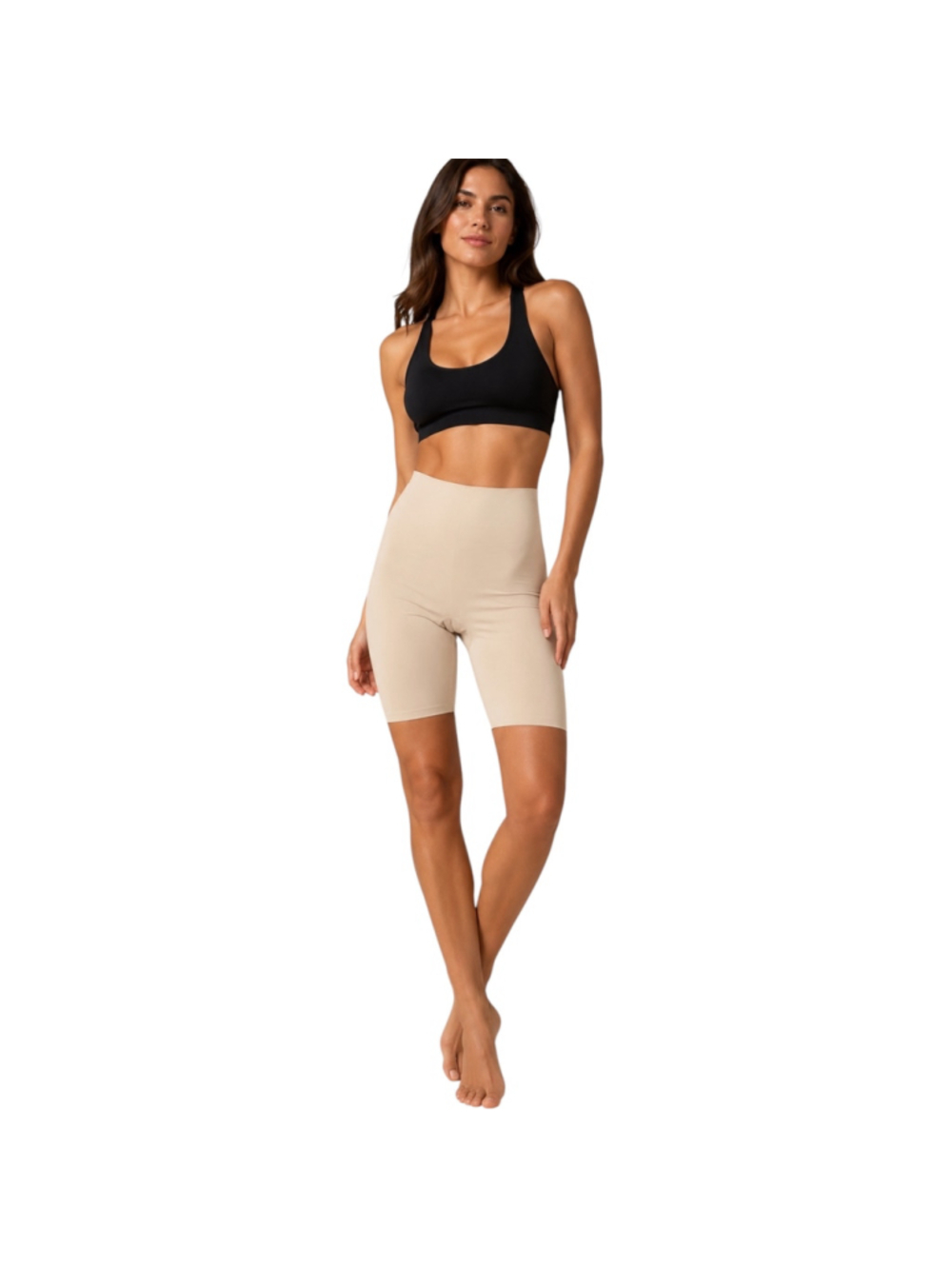 SPANX Trust Your Thinstincts Women’s High-Waisted Shapewear Shorts Nude Beige Si